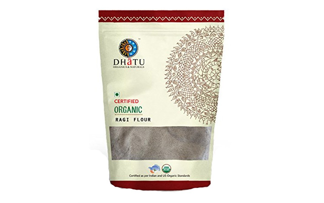 Dhatu Certified Organic Ragi Flour    Pack  500 grams
